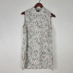 Prologue Womens Blouse Size Medium‎ Top Multicolored Sleeveless Crew Neck Shirt